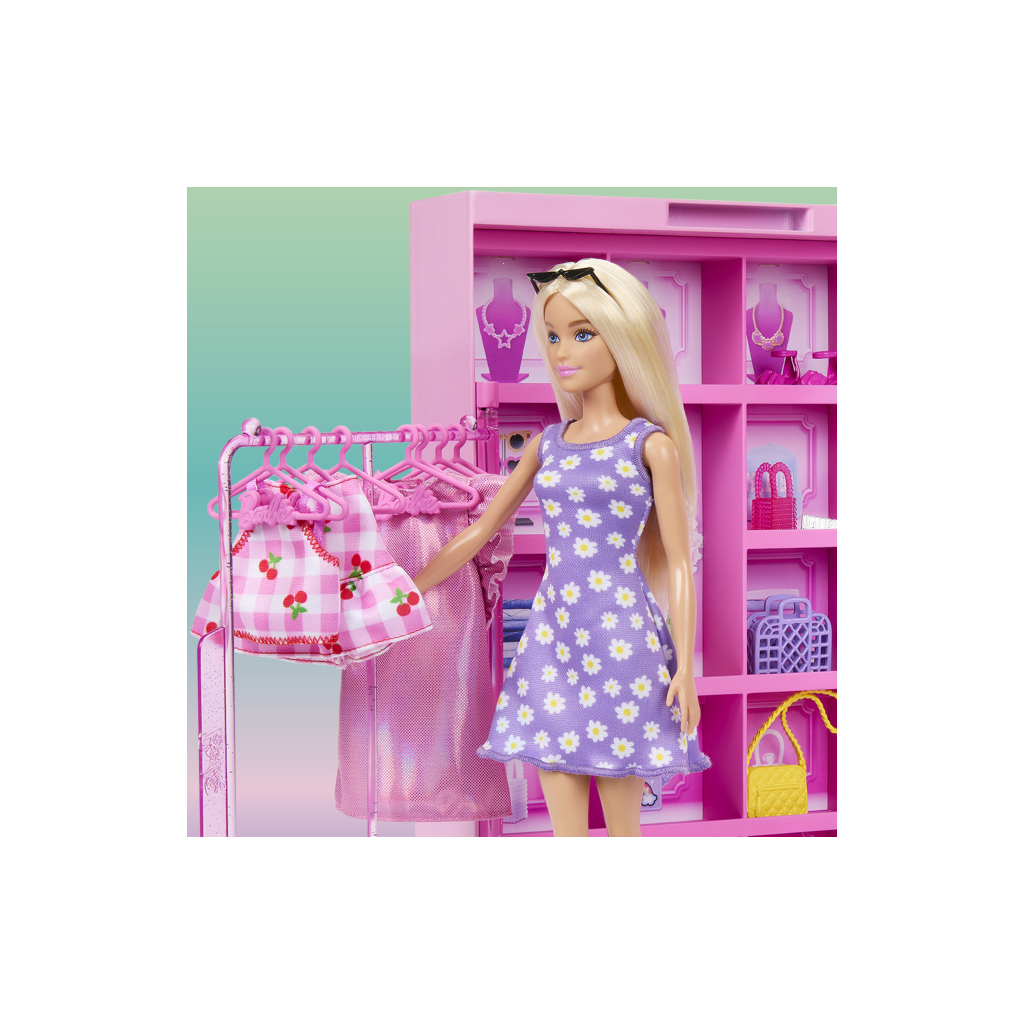 Лялька Barbie Стильна гардеробна з лялькою (HXD58) - зображення 4