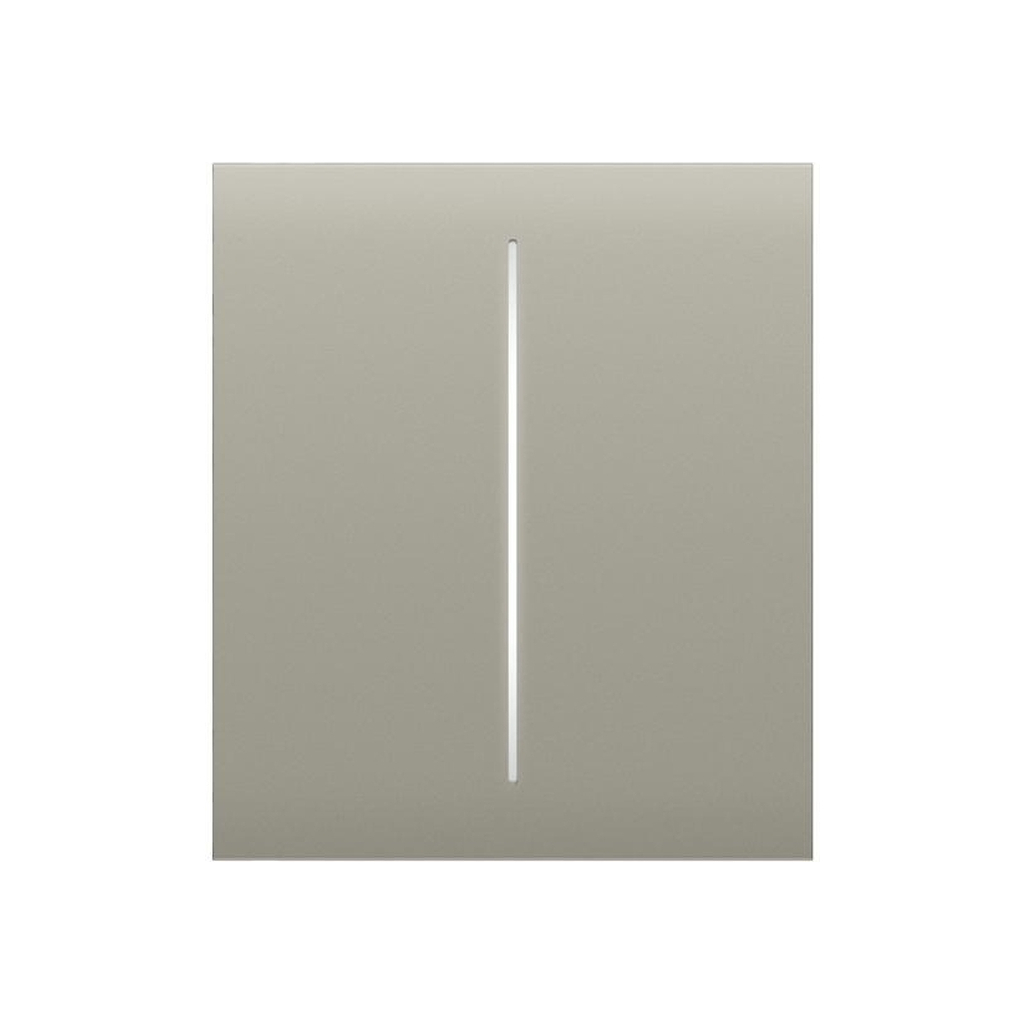 Накладна панель Ajax CenterButton 2-gang/olive - picture 1