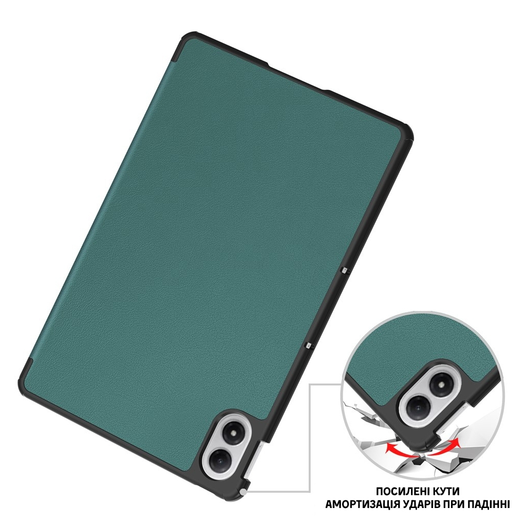 Чохол до планшета BeCover Smart Case Xiaomi Redmi Pad 2 Pro 12.1" Dark Green (714628) - зображення 4