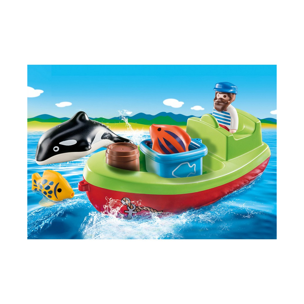 Конструктор Playmobil Рибак з човном (6336520) - зображення 5