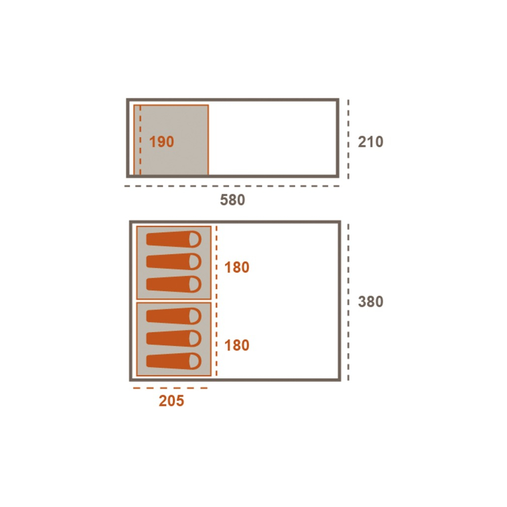Намет Grand Canyon Dolomiti 6 Mojave Desert (330034) - зображення 7