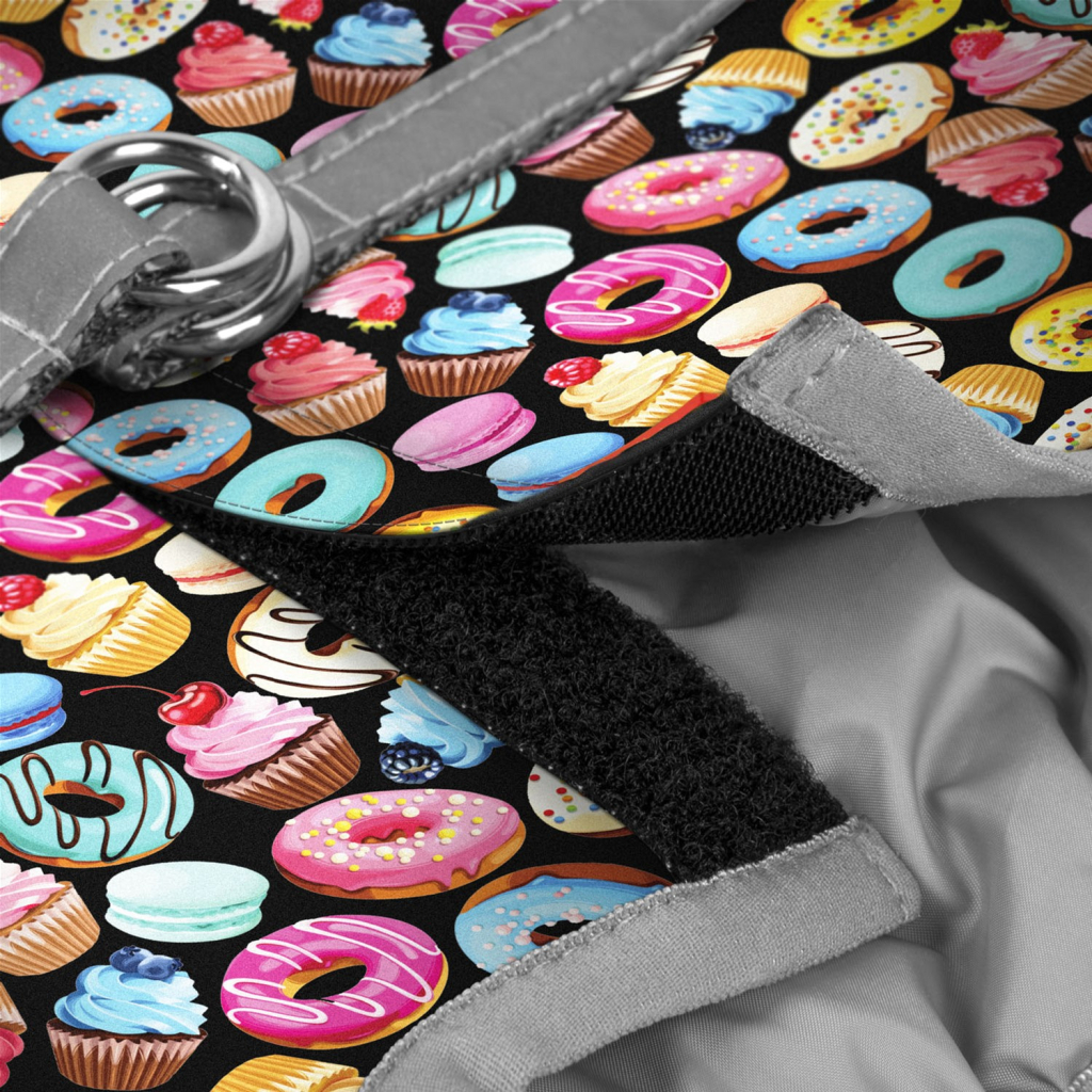 Шлея для собак WAUDOG Clothes з QR паспортом "Пончики" S1 (2911) - зображення 3