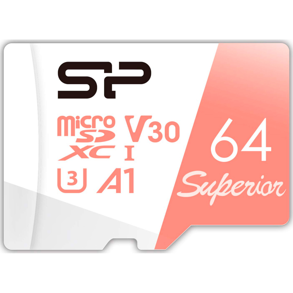 Карта пам'яті Silicon Power 64GB microSDXC class 10 UHS-I U3 V30 A1 Superior (SP064GBSTXDV3V20SP) - зображення 2