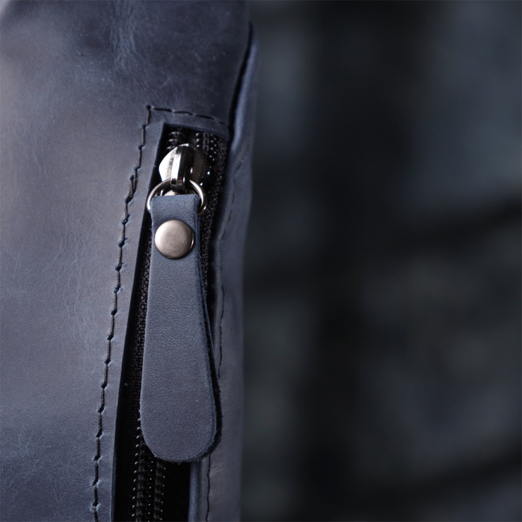 Сумка Shvigel З натуральної шкіри Синя (23132) - зображення 11