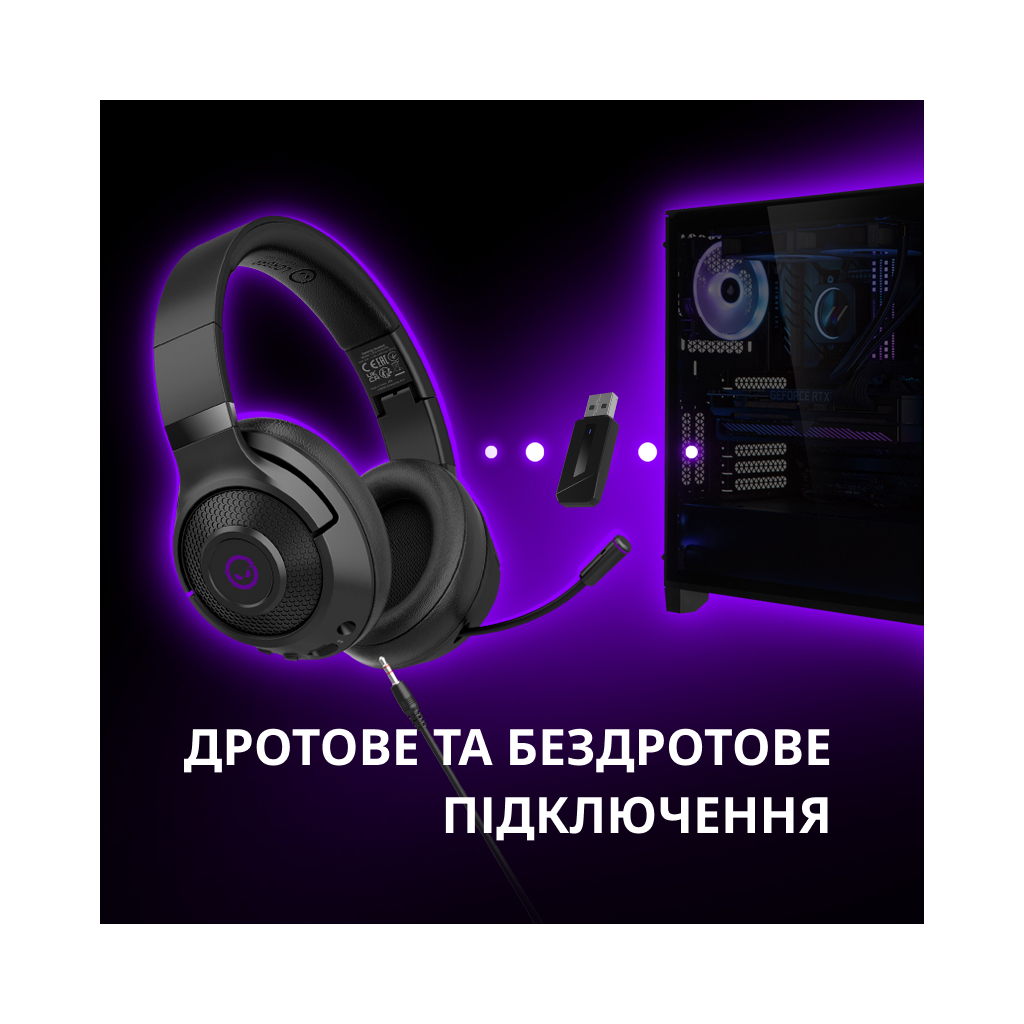Навушники Lorgar Noah 702 Black (LRG-GHS702) - зображення 10