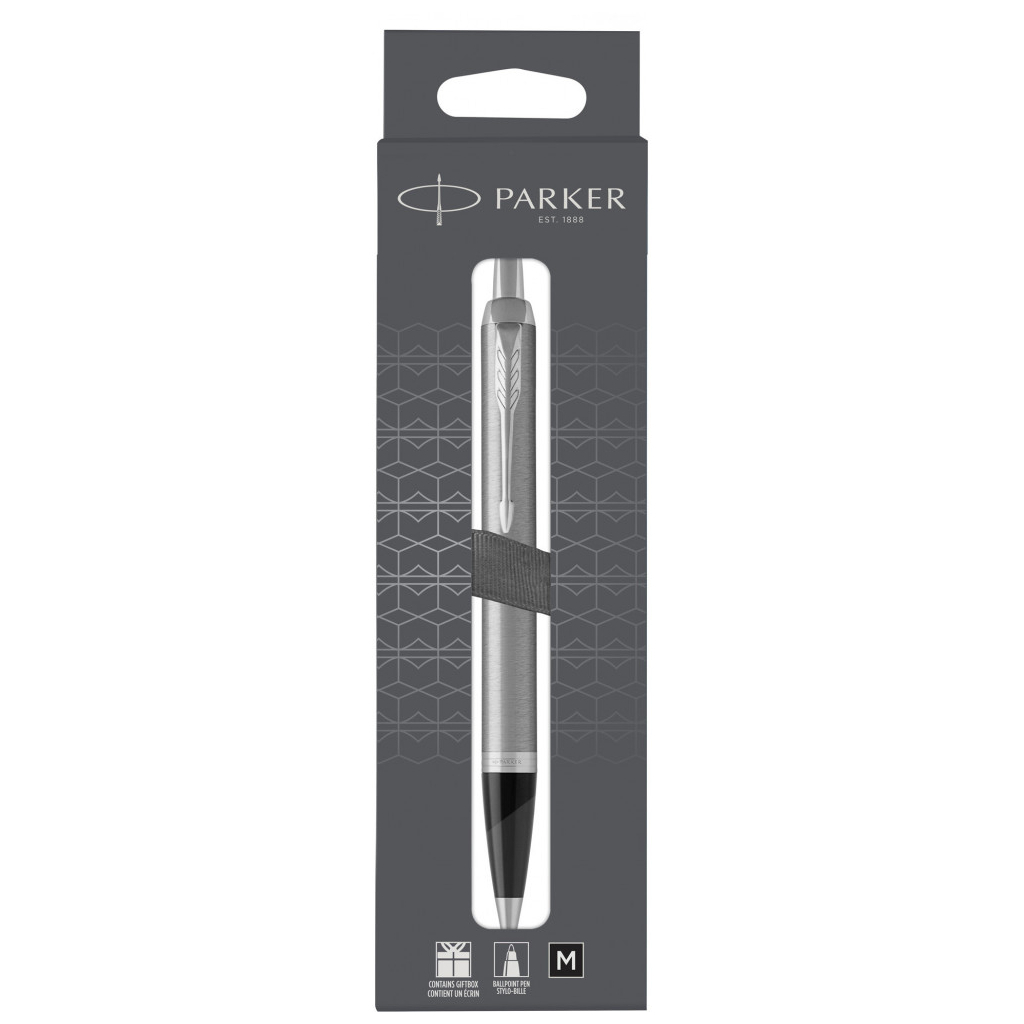 Ручка кулькова Parker IM 17 Stainless Steel CT BP блістер (26 236) - зображення 1
