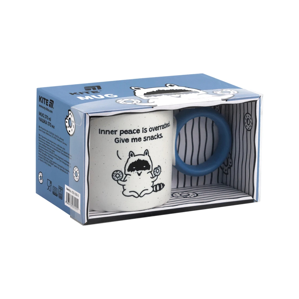 Чашка Kite 370 мл Donut racoon (K25-220-2) - зображення 3