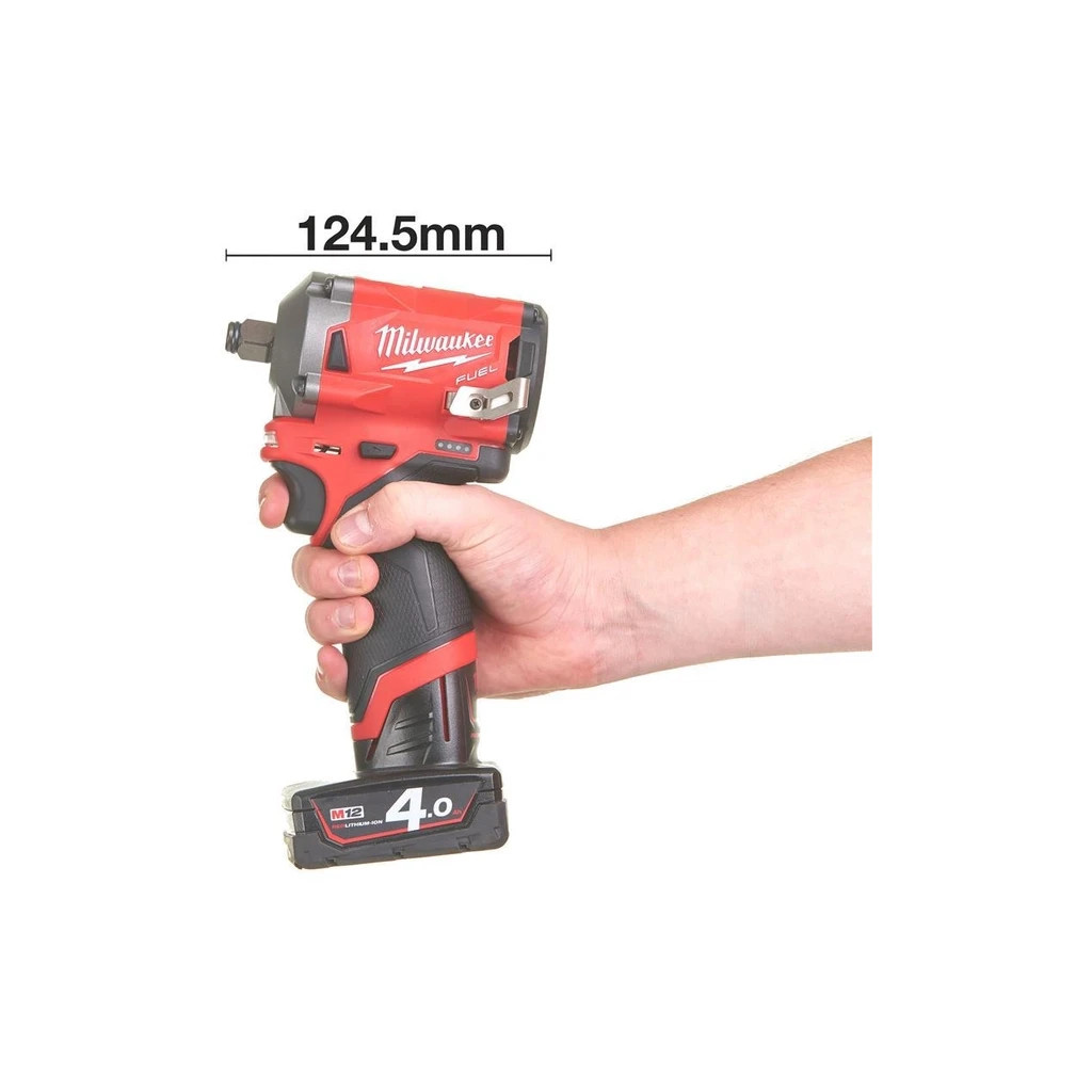 Гайковерт Milwaukee 1/2", M12 FIWF12-0, 339 Нм (без АКБ та ЗП) (4933464615) - зображення 7