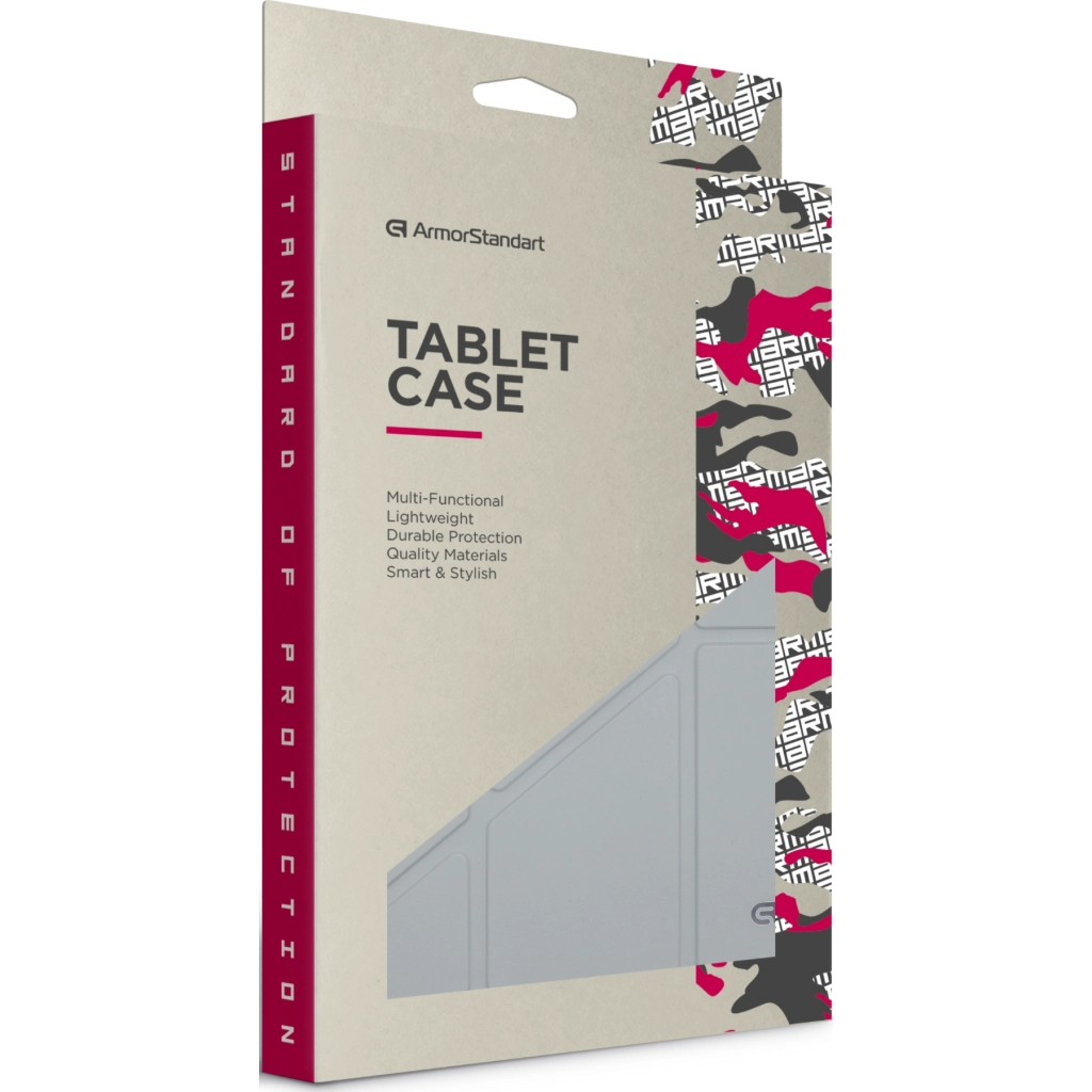 Чохол до планшета Armorstandart Y-Type PEN Samsung Galaxy Tab S9+ / S9 FE+ / S10+ Gray (ARM85526) - зображення 9