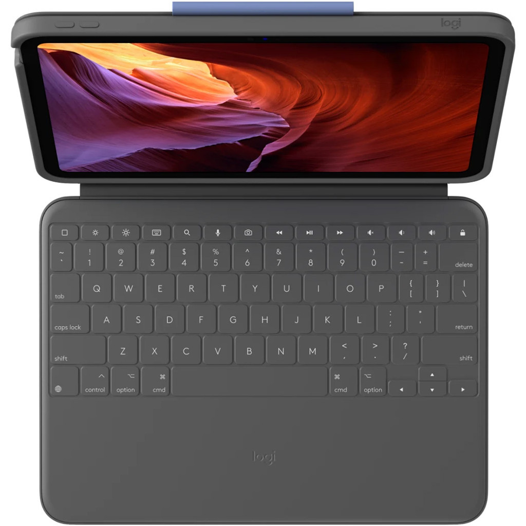 Чохол до планшета Logitech Rugged Folio - GRAPHITE - UK (L920-009319) - зображення 1