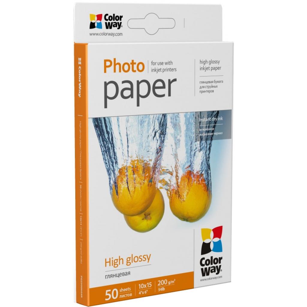 Фотопапір ColorWay 10x15 200г glossy, 50с (PG2000504R) - зображення 2