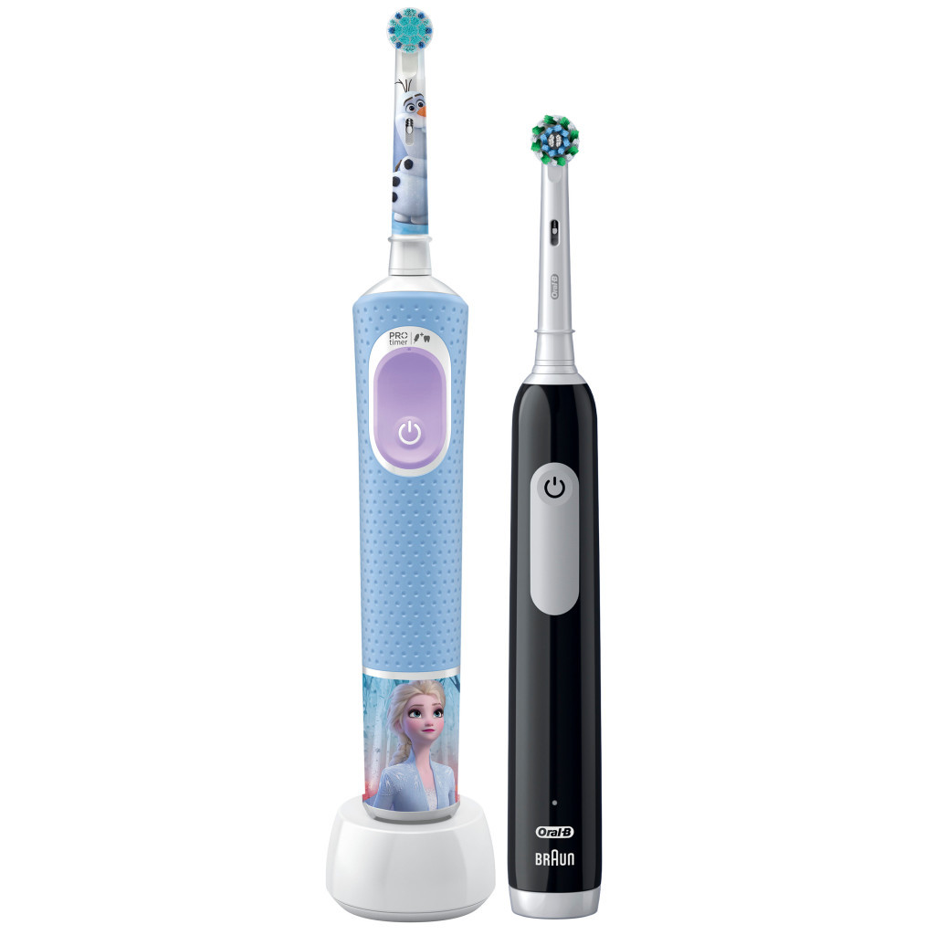 Електрична зубна щітка Oral-B Pro Series 1 + Oral-B Pro Kids «Крижане серце» (8006540784372) - зображення 1