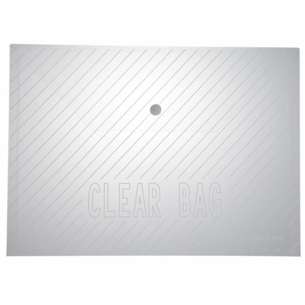 Папка - конверт Comix А4, прозора у смужку, комплект 20 шт (FOLD-COM-C318-C) - зображення 1