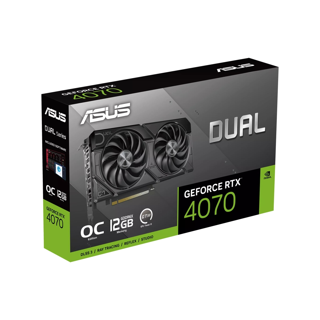Відеокарта ASUS GeForce RTX4070 12Gb DUAL OC EVO (DUAL-RTX4070-O12G-EVO) - зображення 12