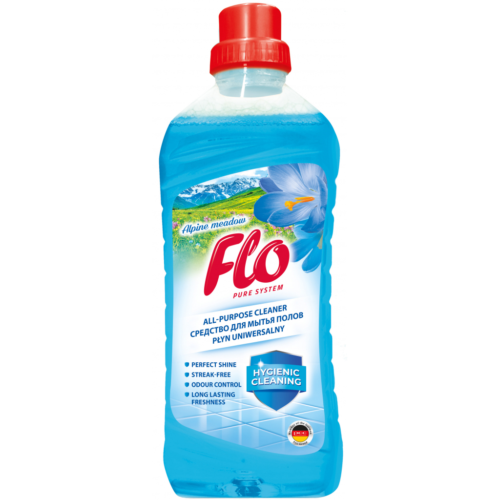 Засіб для миття підлоги Flo Alpine Meadow Альпійський луг 1 л (5900948239652) - зображення 1
