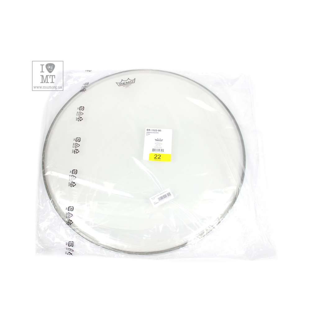 Пластик для барабана Remo Ambassador 22" Clear (A004818) - изображение 4