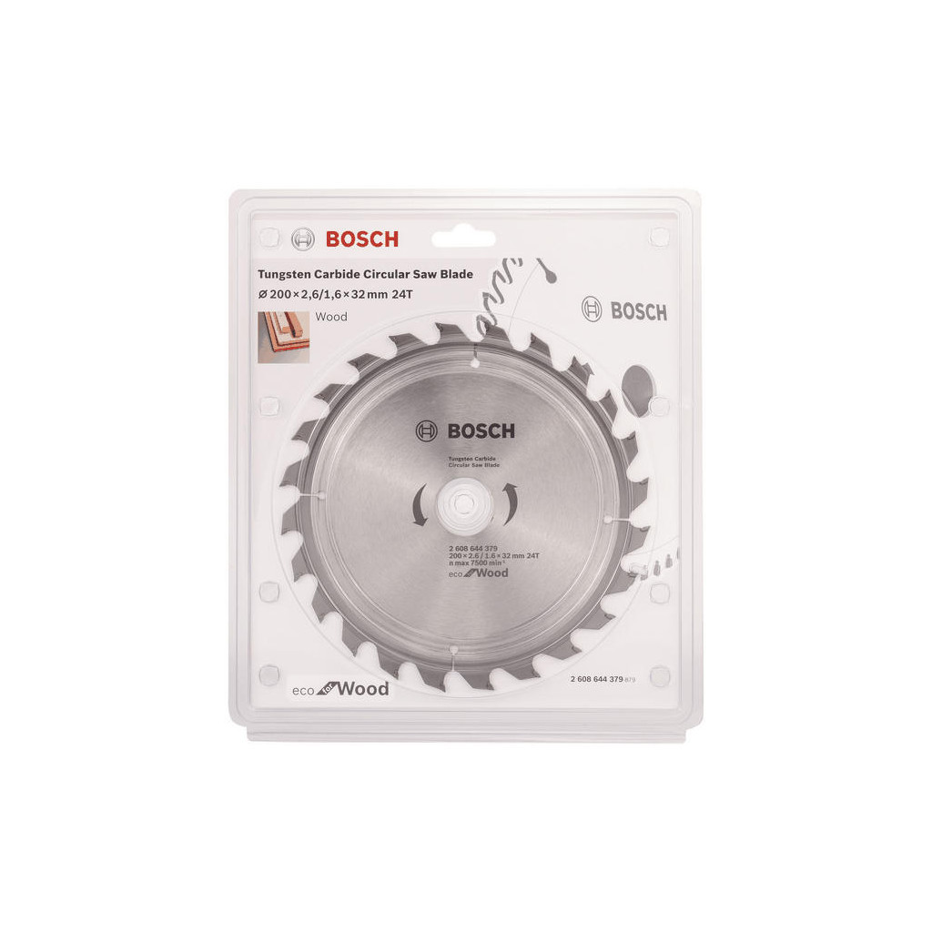 Диск пильний Bosch ECO WO 200x32-24T (2.608.644.379) - зображення 2