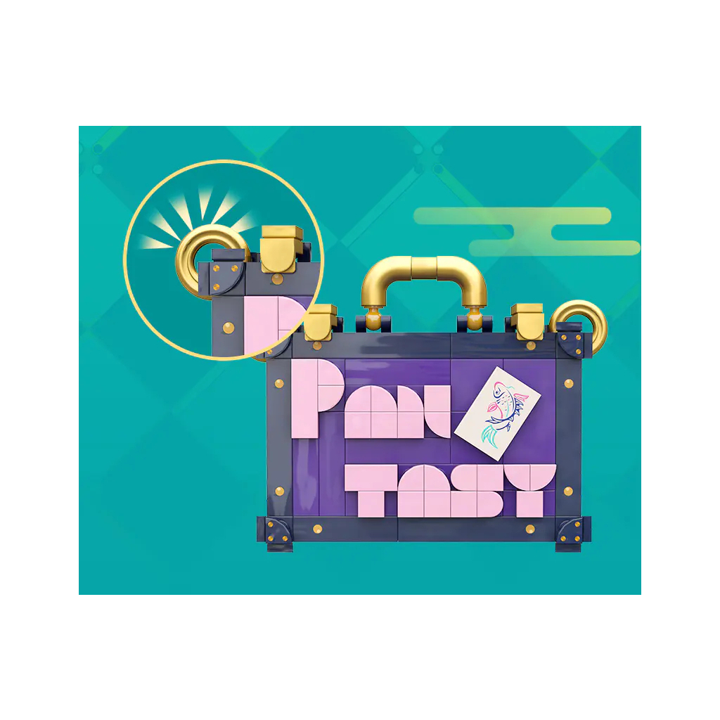 Конструктор Pantasy Original - Joyside Series Коробка для маджонга (18005) - зображення 4