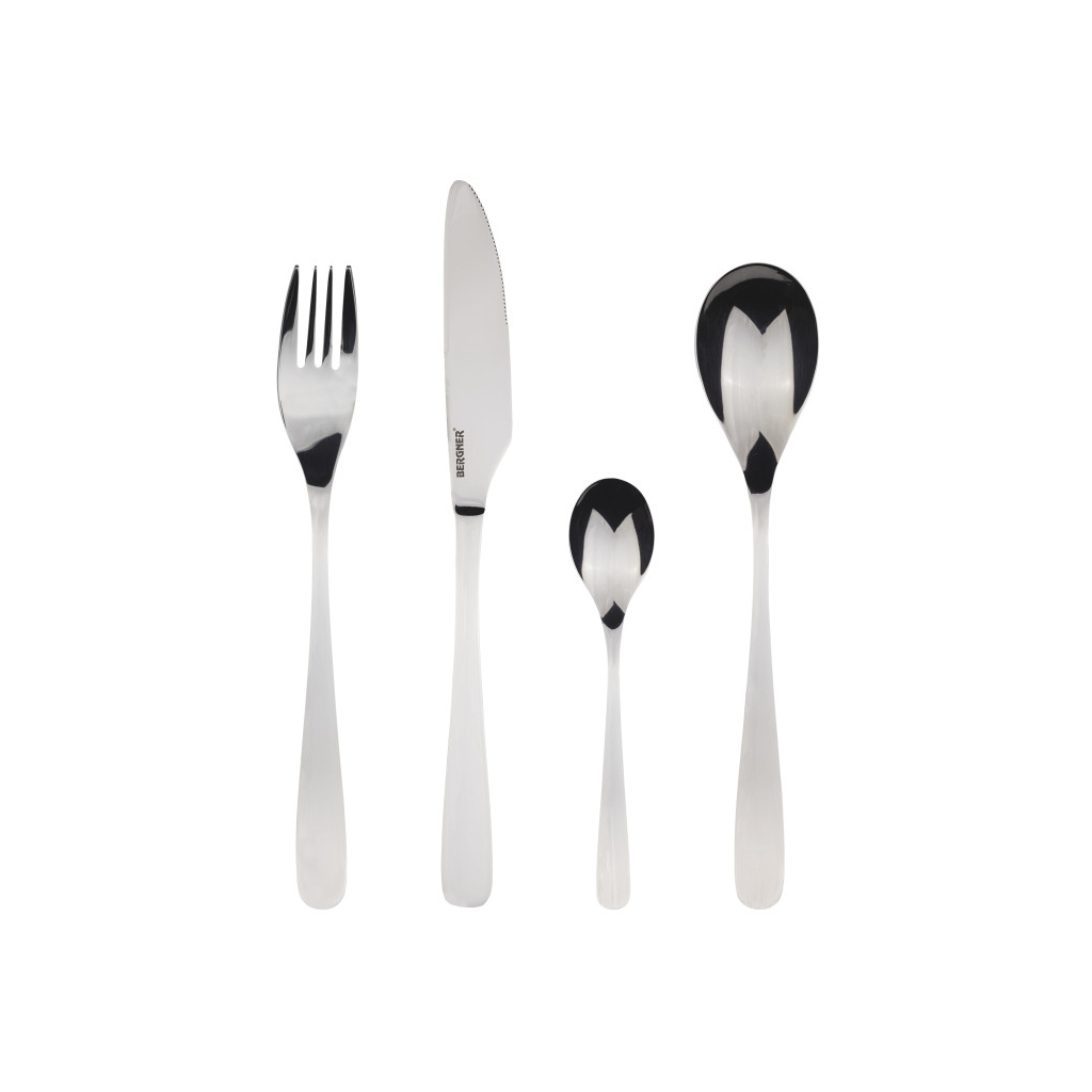Набір столових приборів Bergner Poitiers 24 предмета (BG-5302-MM) - зображення 1