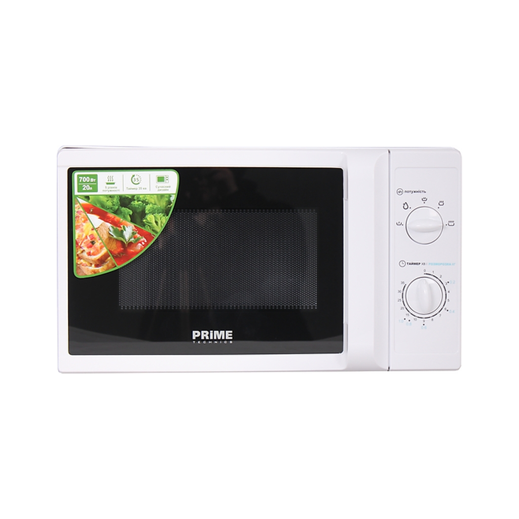 Мікрохвильова піч PRIME Technics PMW 20757 HW - зображення 1