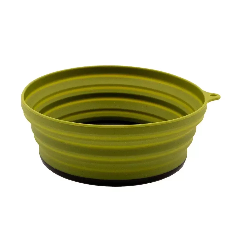 Миска туристична Tramp силіконова з пластиковим дном 550 мл Olive (UTRC-123-olive) - зображення 2