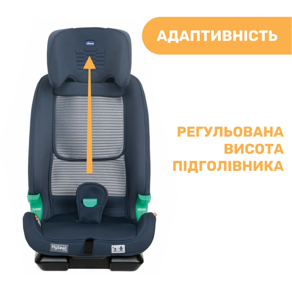 Автокрісло Chicco MySeat i-Size Air Синій (79873.87) - зображення 9