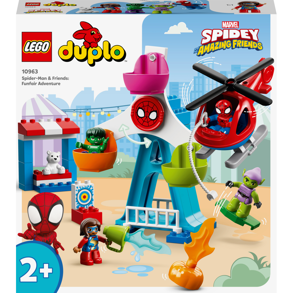 Конструктор LEGO DUPLO Super Heroes Людина-Павук і друзі: Пригоди на ярмарку 41 деталь (10963) - зображення 1