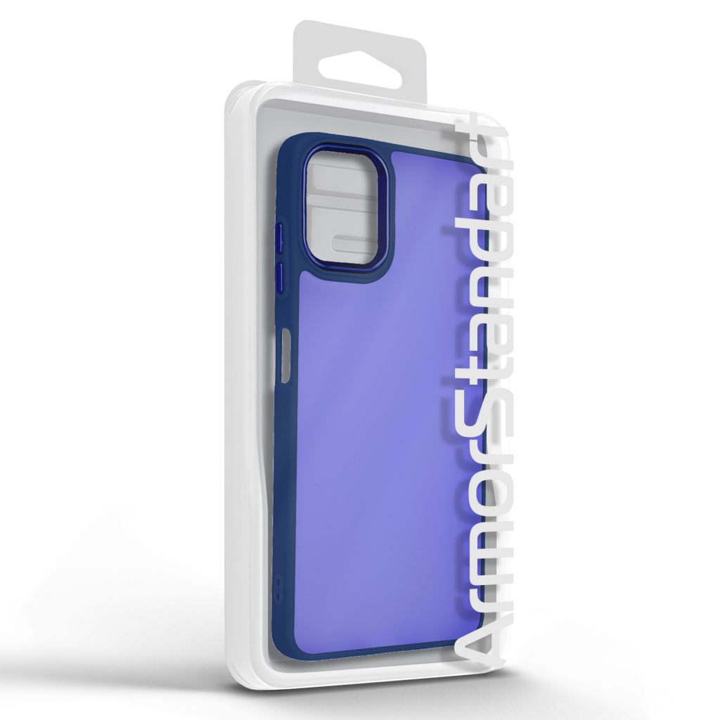 Чохол до мобільного телефона Armorstandart Frame Samsung A06 4G Blue (ARM84796) - зображення 3