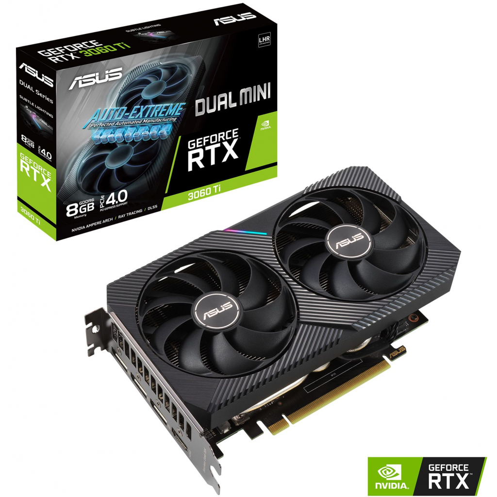 Відеокарта ASUS GeForce RTX3060Ti 8Gb DUAL MINI V2 LHR (DUAL-RTX3060TI-8G-MINI-V2) - зображення 8