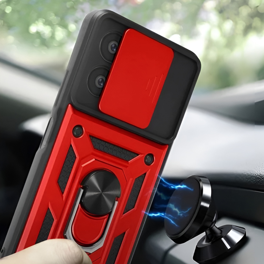 Чохол до мобільного телефона BeCover Military Poco M6 Pro 4G Red (710940) - зображення 5