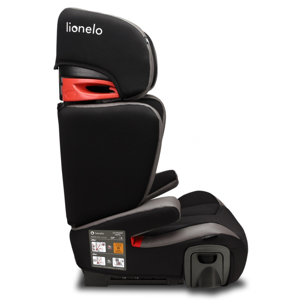 Автокрісло Lionelo Hugo Grey (LO-HUGO LETHER GREY) - зображення 5