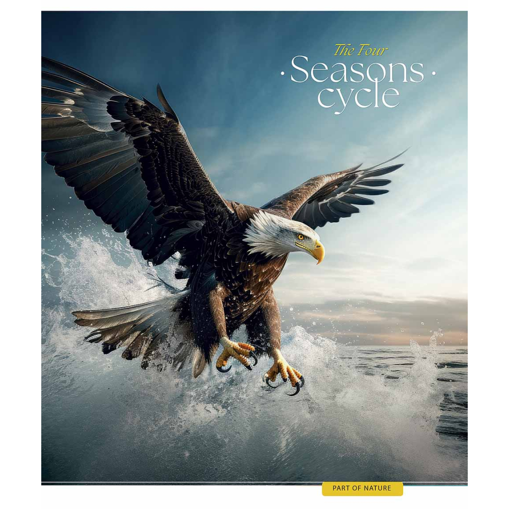 Зошит Школярик Four seasons 48 аркушів клітинка (048-3403K) - зображення 5