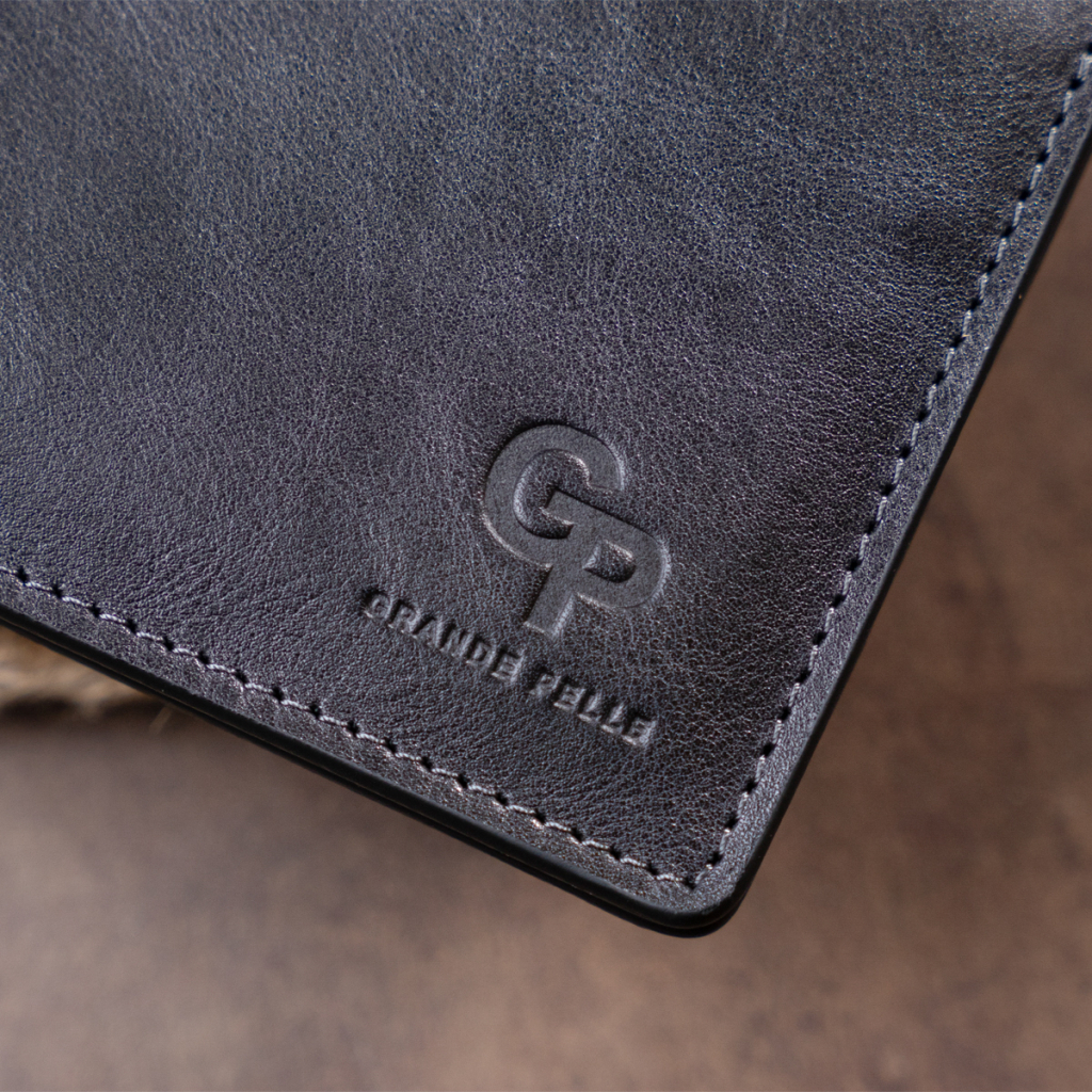 Портмоне Grande Pelle У гладкій шкірі Чорне (11311) - зображення 11