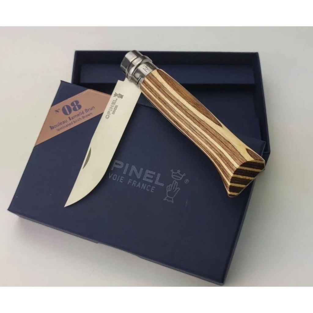 Ніж Opinel 8 VRI Laminated коричневий (002388) - зображення 5