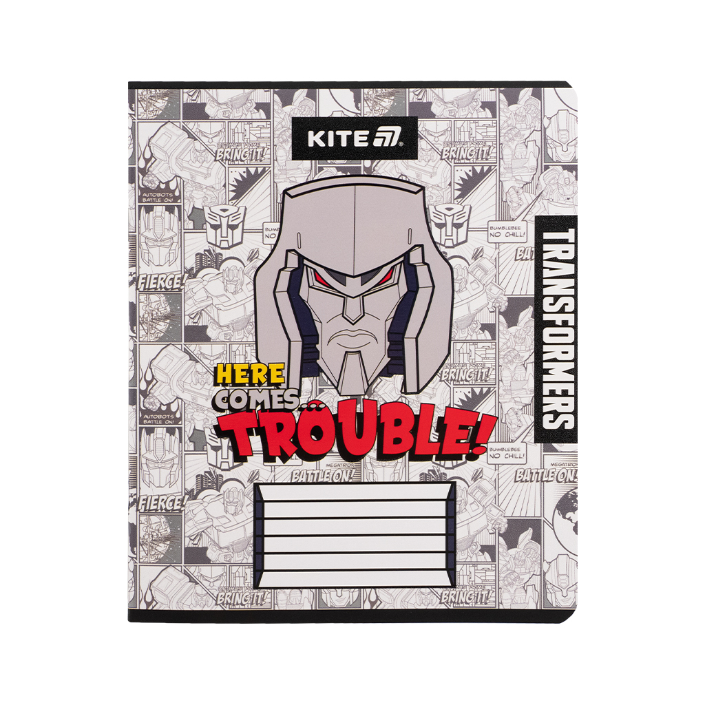 Зошит Kite Transformers, 12 аркушів, клітинка (TF25-232) - изображение 12