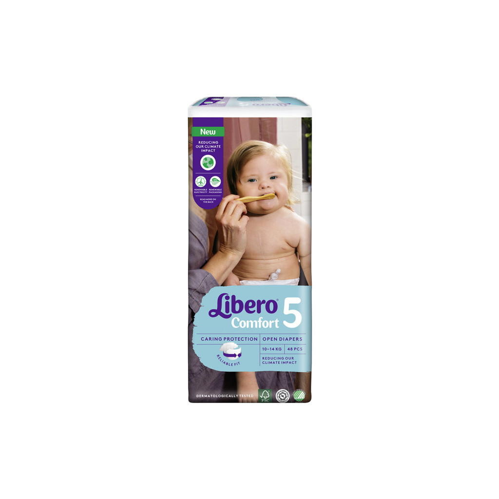 Підгузки Libero Comfort 5 10-14 кг 48 шт (7322541083797) - зображення 2