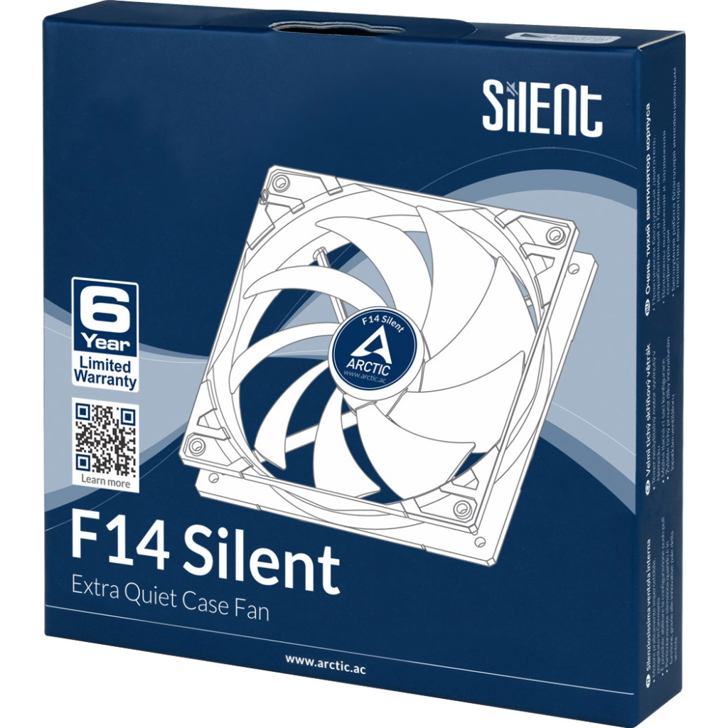 Кулер до корпусу Arctic F14 SILENT (ACFAN00076A) - зображення 6