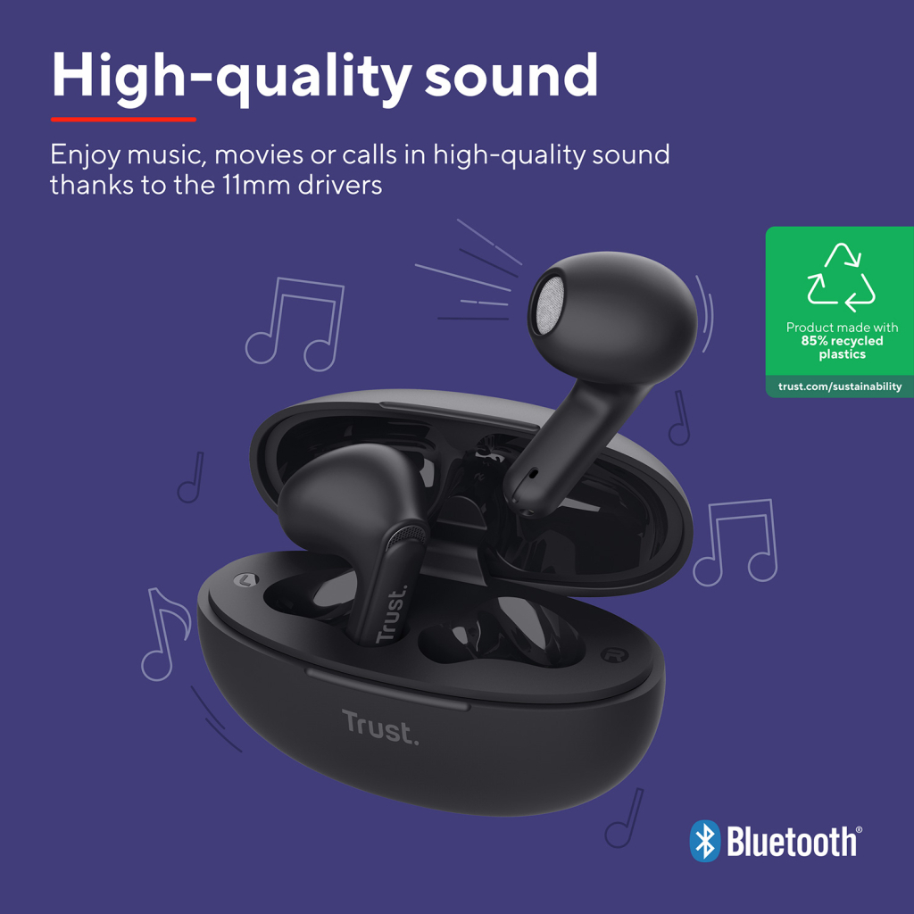 Навушники Trust Yavi Earphones Black (25298) - зображення 9