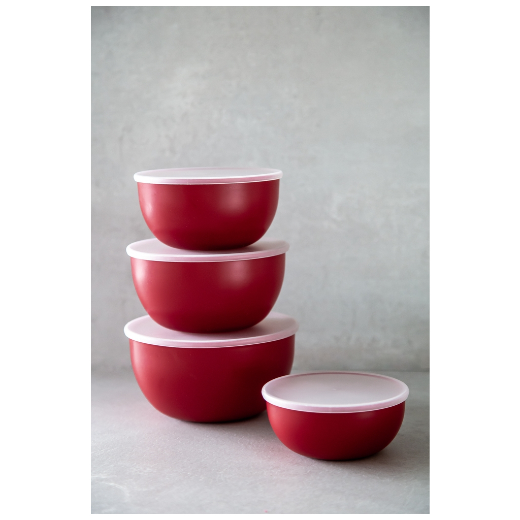 Миска KitchenAid Universal, з кришками, набір 4 шт, червоний (KQG176OSERE) - зображення 8