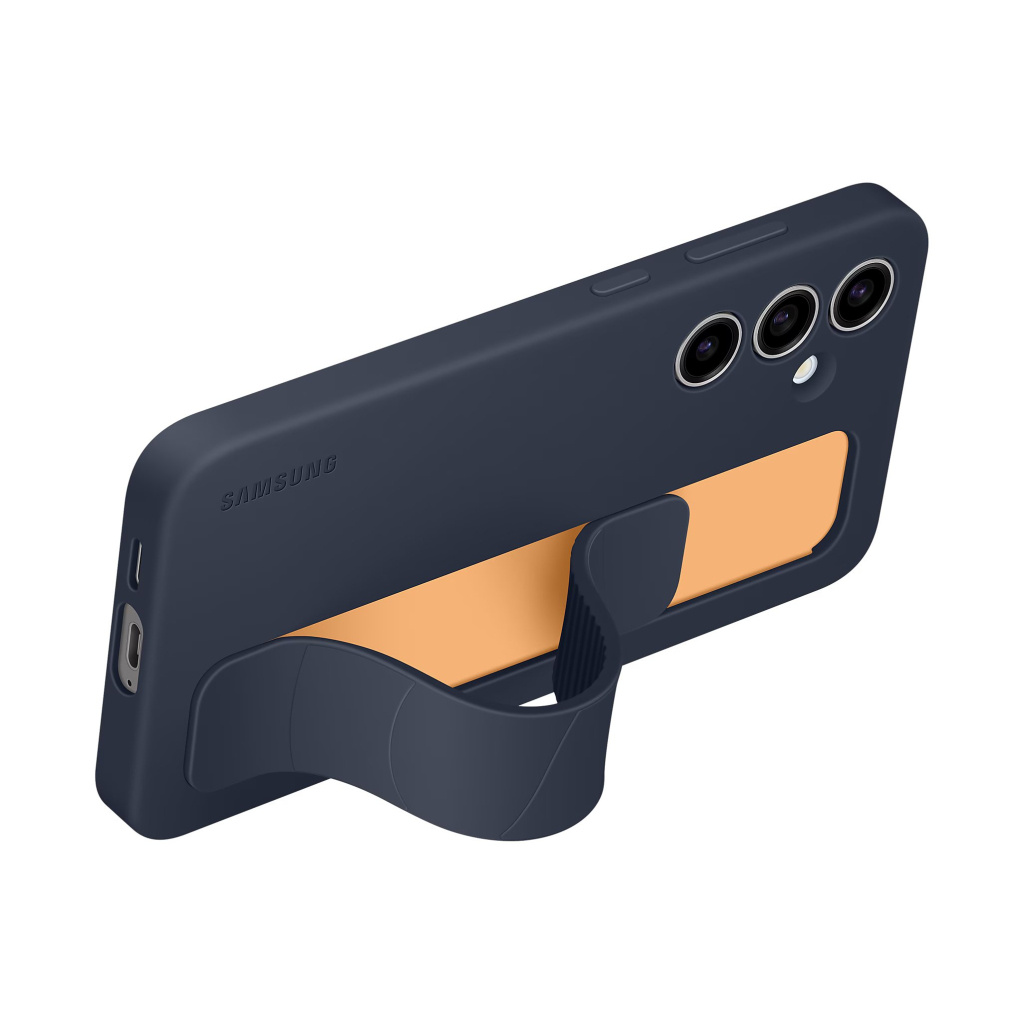 Чохол до мобільного телефона Samsung Galaxy S24 FE (S721) Standing Grip Case black blue (EF-GS721CNEGWW) - зображення 3