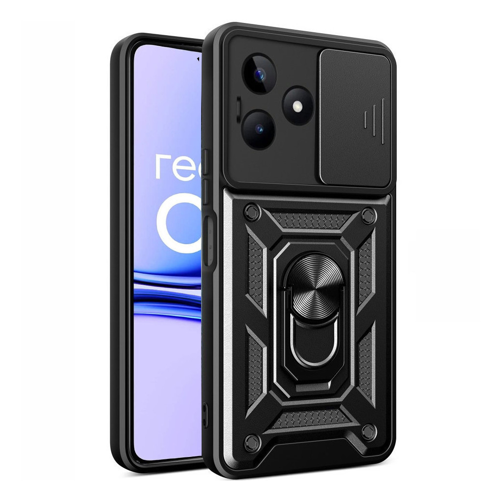 Чохол до мобільного телефона BeCover Military Realme C53 Black (710701) - зображення 7
