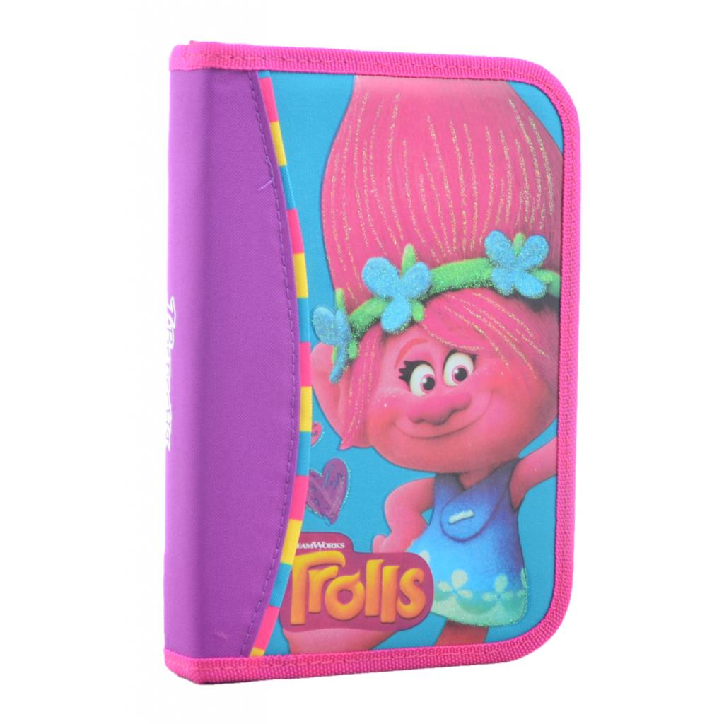 Пенал 1 вересня Trolls твердий одинарний без клапана (531782) - зображення 1