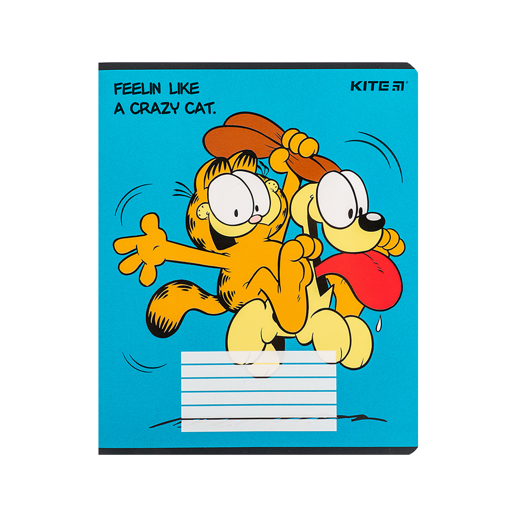 Зошит Kite Garfield, 18 аркушів, лінія (GF24-237) - изображение 6