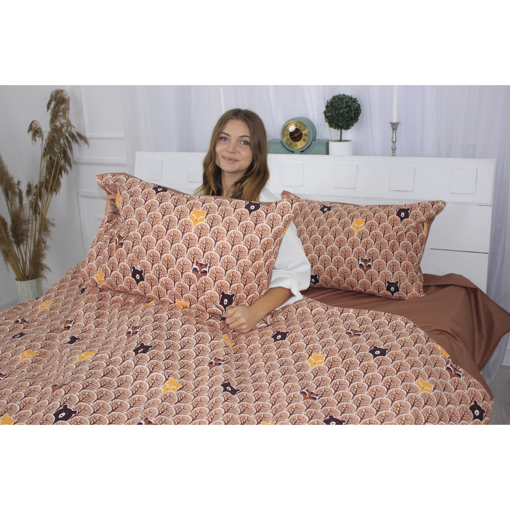 Постільна білизна MirSon Бязь Ranforce Elite 17-0525 Fabulous forest King Size (2200004705064) - зображення 3