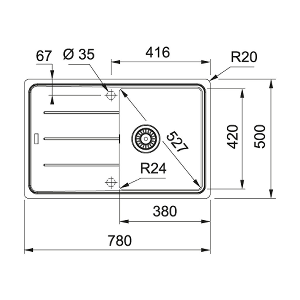 Мийка кухонна Franke BASIS BFG 611-78 (114.0306.793) - зображення 2