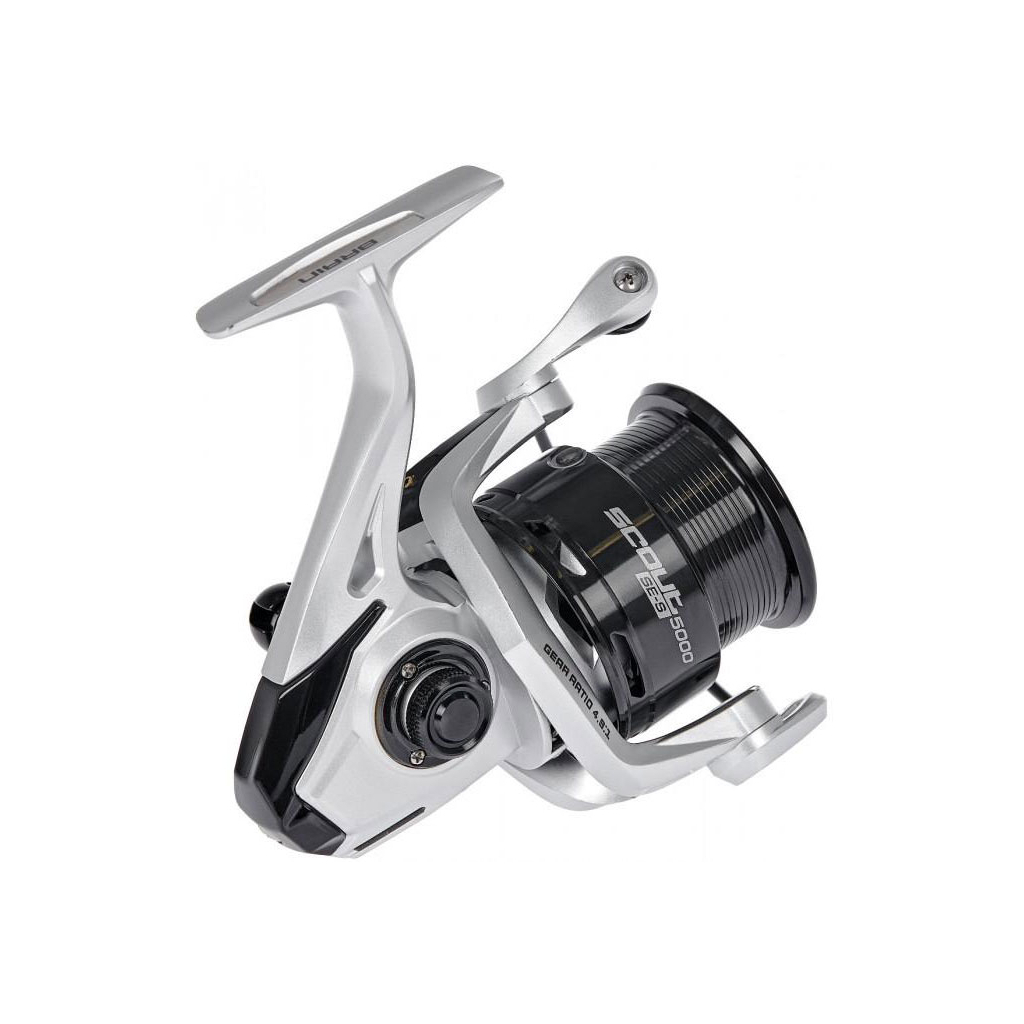 Котушка Brain fishing Scout SE-S 5000S 8+1BB 4.91 Silver (200.53.67) - зображення 3