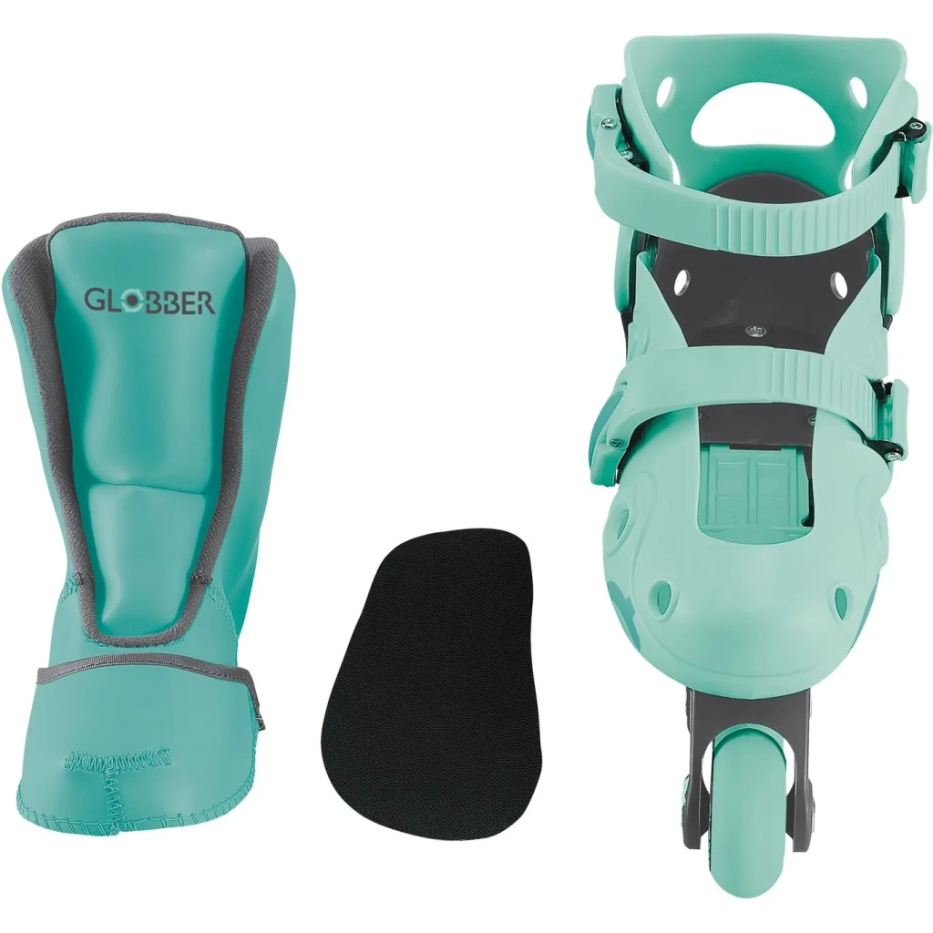Роликові ковзани Globber 2в1 м'ятно-зелені р.30-33, до 60кг, 5+ (783-206) - зображення 6