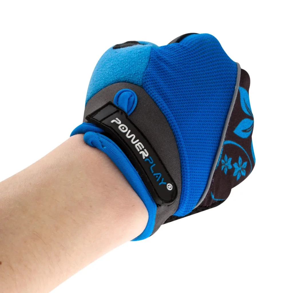 Велорукавиці PowerPlay 5281 B Блакитні XS (SALE_5281B_XS_Blue) - зображення 4