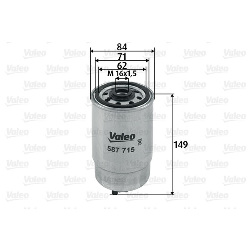 Фільтр паливний Valeo 587715 - зображення 1