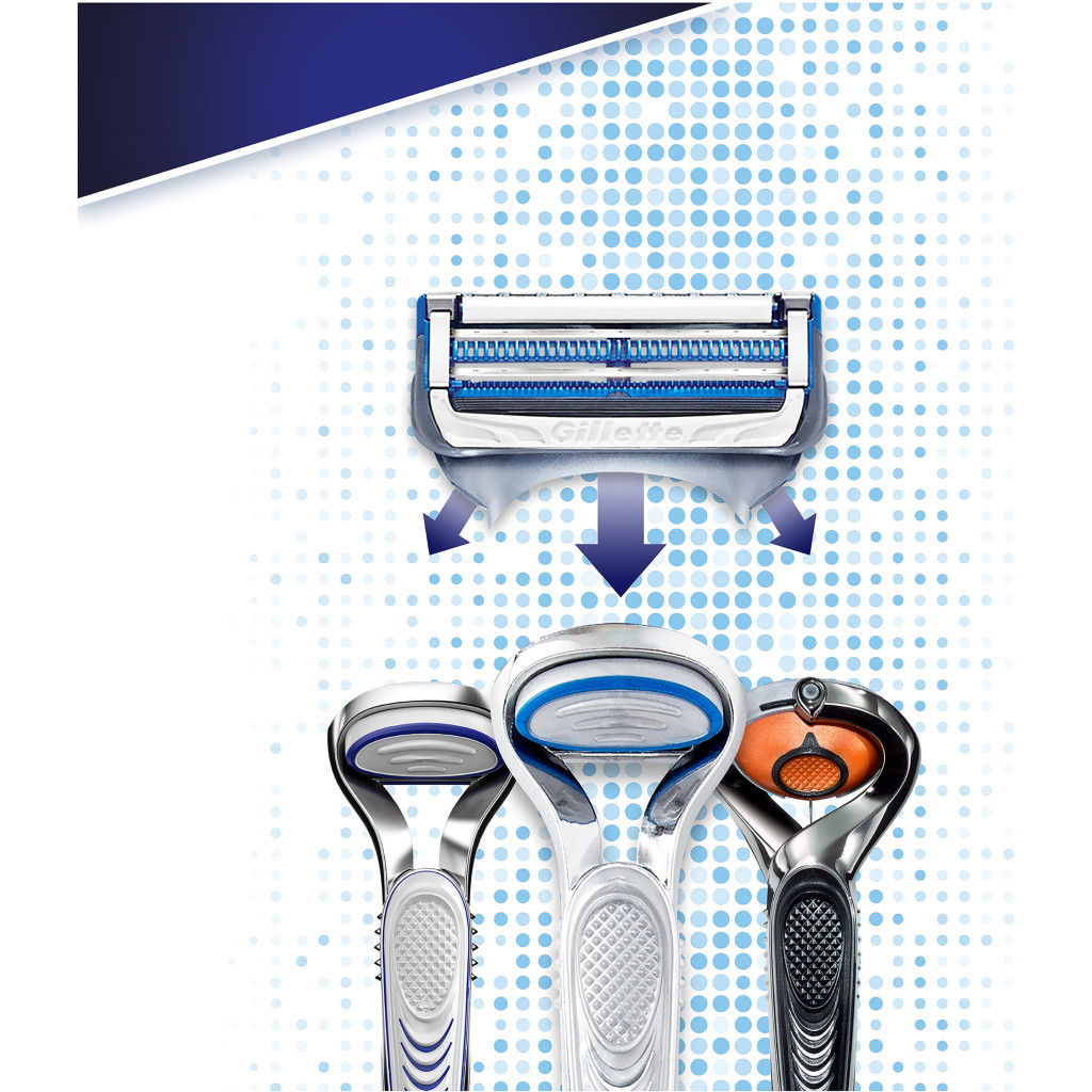 Змінні касети Gillette SKINGUARD Sens 2шт (7702018488209) - изображение 4